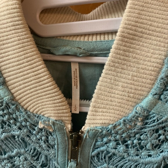 Free People lace zippered jacket - Picture 2 of 5